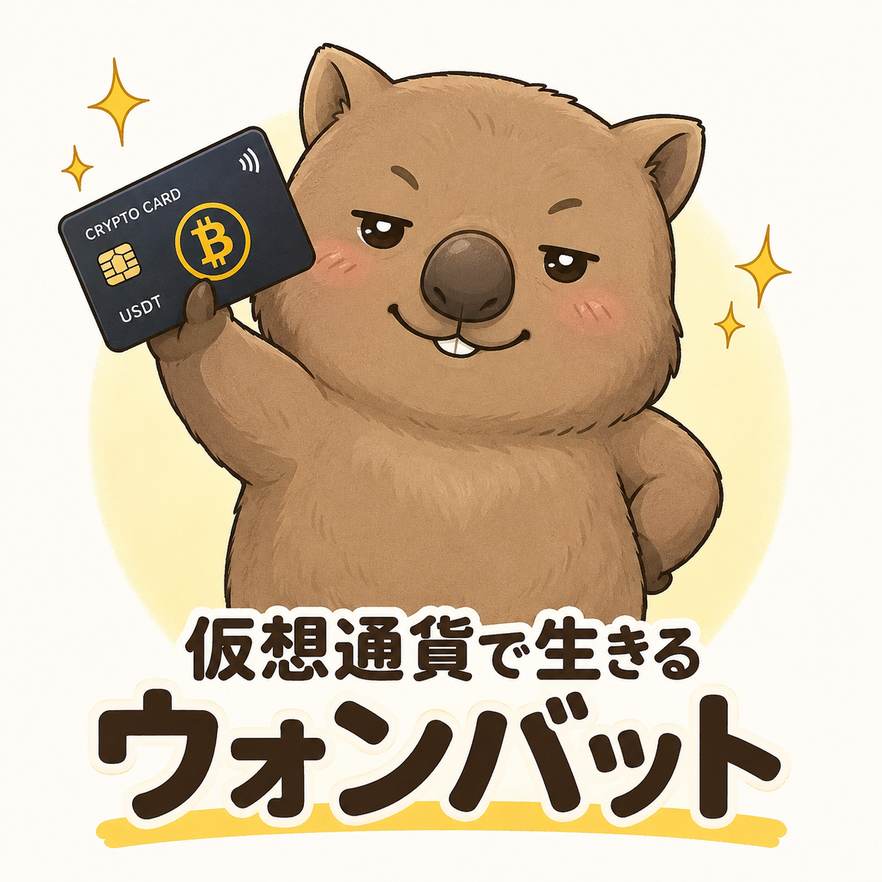仮想通貨で生きるウォンバット